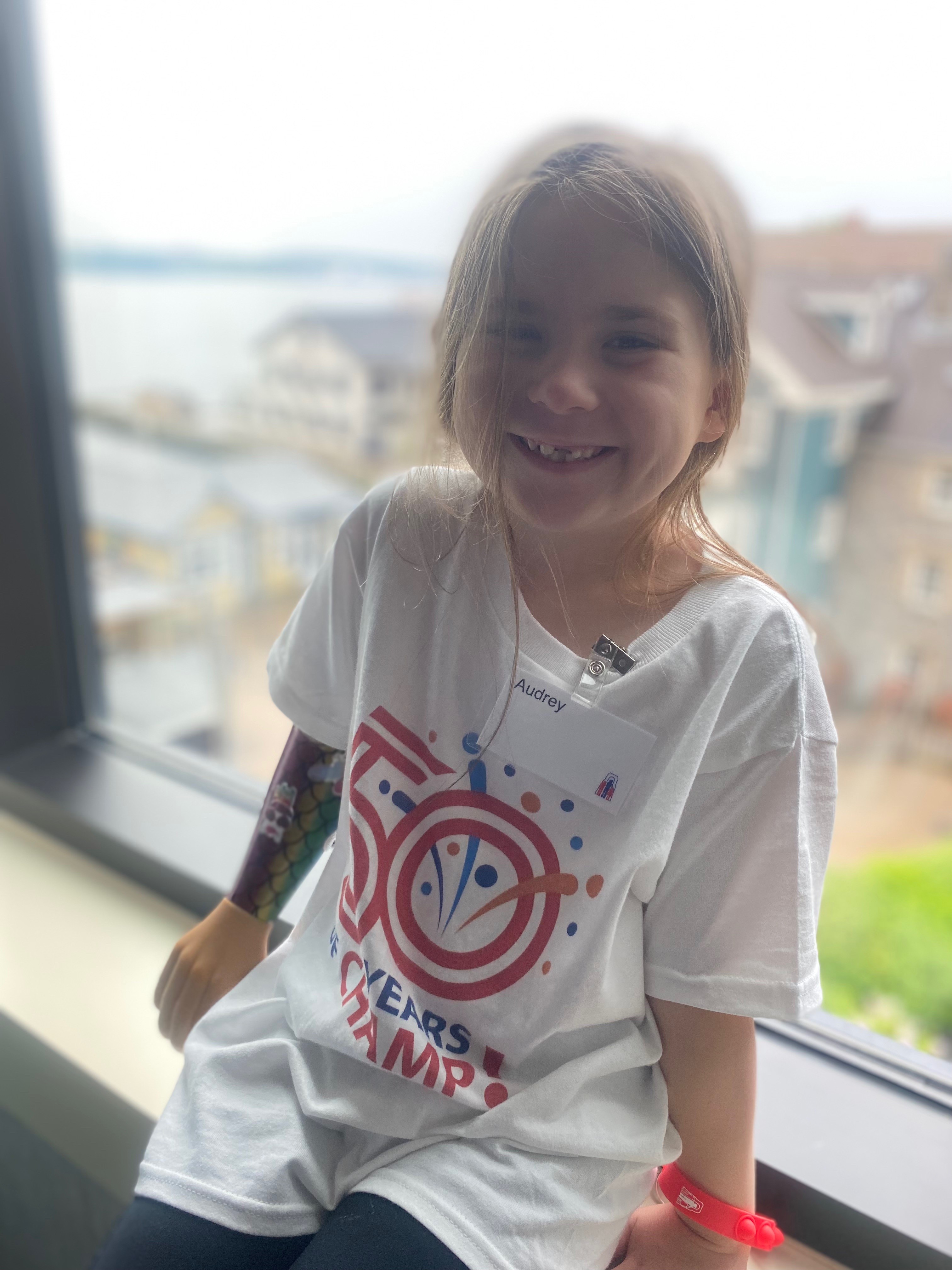 Audrey celebrates 50 years of The War Amps CHAMP Program